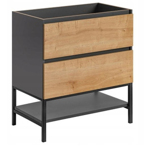 Stojąca szafka pod umywalkę 80 cm MONAKO GREY 821N