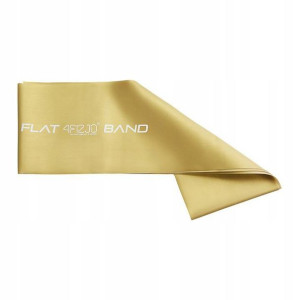 Taśma rehabilitacyjna flat band 0,75mm 4Fizjo - złota