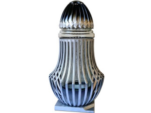 Znicz znicze lampion OZDOBNY AŻUR SREBRO