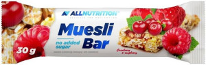 Baton energetyczny Muesli Bar żurawina i malina 30 g Bez Cukru - Allnutriti