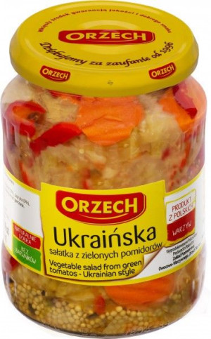 Orzech sałatka Ukraińska z zielonych pomidorów 670g