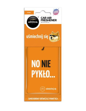 AROMA CAR Uśmiechnij się - ORANGE Odświeżacz do samochodu