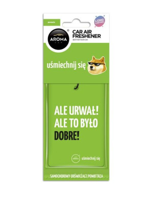 AROMA CAR Uśmiechnij się - POMELO  Odświeżacz do samochodu