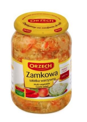 Orzech Zamkowa Sałatka warzywna 880g