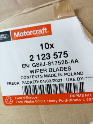 2123575 Pióra Wycieraczki Oe Ford Fiesta Fusion 01