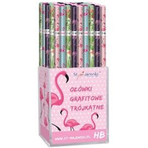 Ołówek Grafitowy Trójkątny Hb Flaming Majewski 5903235207792
