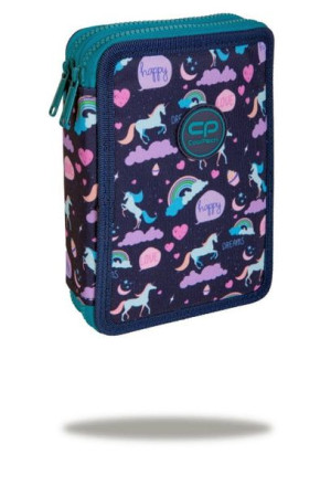 Piórnik podwójny z wyposażeniem Jumper XL Happy Unicor CoolPack