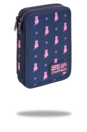 Piórnik podwójny z wyposażeniem Jumper XL Navy Kitty CoolPack