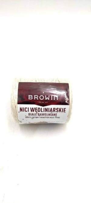 Nici wędliniarskie bawełniane białe 250g (240C)