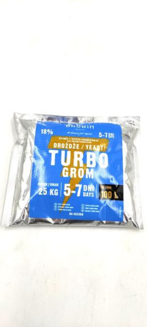 Drożdże Turbo 100L - 340g