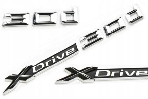 Emblemat Napis Naklejka Xdrive 30d Na Taśmę Klapa
