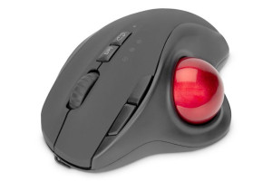 Digitus Mysz Bezprzewodowa Typu Trackball, Ergonomiczna, Bluetooth Lub Usb