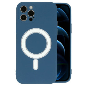 Futerał TP MagSilicone do iPhone 12 granatowy