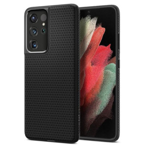 Etui SPIGEN Liquid bezbarwny ACS02350 Samsung S21 Ultra Matte czarny