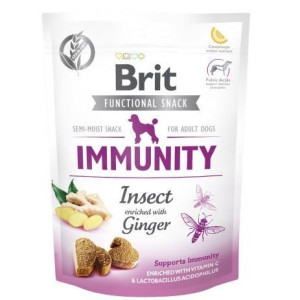Brit Care Functional Snack Immunity Odporność Owady Imbir Przysmak Dla Psa 