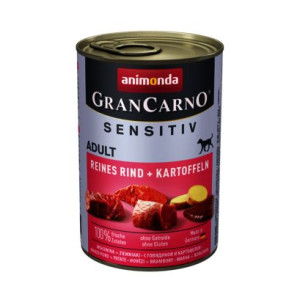 Animonda GranCarno Sensitiv Wołowina z Ziemniakami Psy Wrażliwe Adult 400 g
