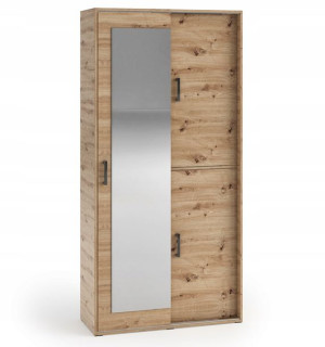 Garderoba szafa z lustrem 100 cm STILO 12 artisan