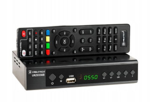 Tuner dekoder TV DVB-T2 H.265 HEVC USB Cabletech
