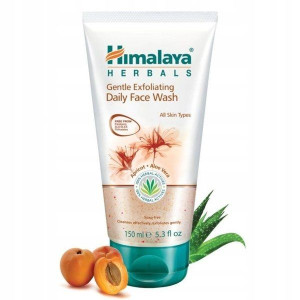 Himalaya Złuszczający żel do mycia twarzy aloes MORELA150ml