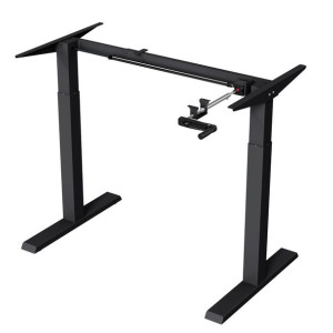 Biurko ręczna regulacja wys. Ergo Office, max 70 kg, max wys 123cm - bez bl