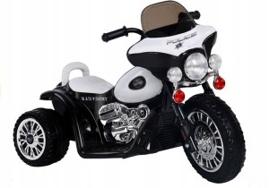 Motor Motorek Na Akumulator Dla Dzieci Czarny