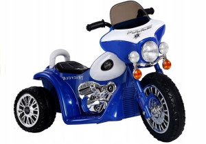 Motor Motorek Na Akumulator Dla Dzieci Niebieski