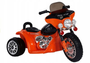 Motor Motorek Na Akumulator Dla Dzieci Pomarańcz