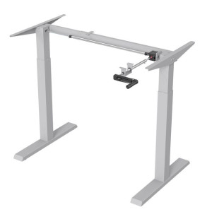 Biurko ręczna regulacja wys. Ergo Office, max 70 kg, max wys 123cm, bez bla