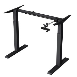 Biurko ręczna regulacja wys. Ergo Office, max 70 kg, max wys 123cm - bez bl