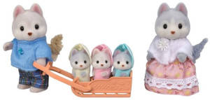 Sylvanian Families - Rodzina Piesków Husky - 5636