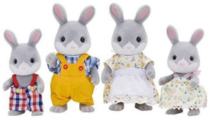 Sylvanian Families - Rodzina Szarych Króliczków - 4030