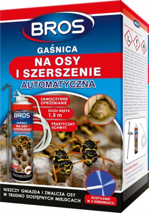 BROS gaśnica na osy szerszenie automatyczna 400 ml