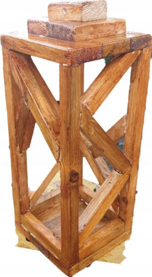 Latarnia lampion ogrodowa świecznik wysokość 70 cm