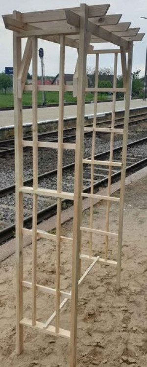 Pergola ogrodowa drewniana 130x200x30