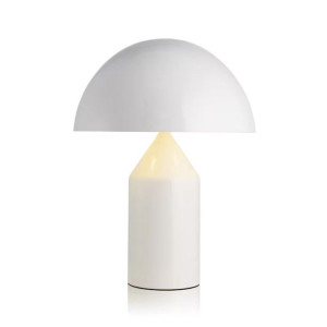 Lampka Nocna Biurkowa Stołowa Biała Designerska