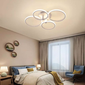 Lampa Sufitowa Plafon Nowoczesny Biały Led Pilot