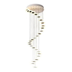 Lampa Sufitowa Wisząca Led Nowoczesna Czarna Biała