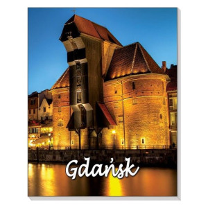 Notes 3D na magnesie Gdańsk Żuraw magnes na lodówkę