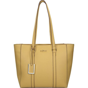 Duża Żółta Shopper Torebka Nobo A4