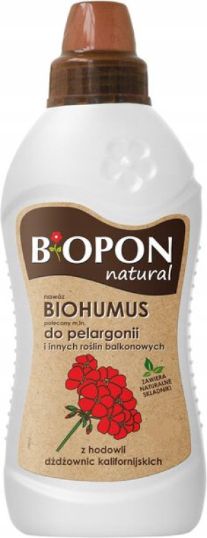 BOPON Wieloskładnikowy Nawóz Biohumus Pelargoni 1L