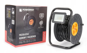 Przedłużacz Bębnowy 30m 3x2,5 Na Bębnie + Halogen