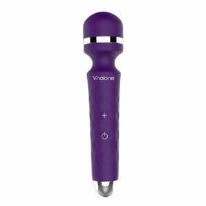 Masażer - Nalone Rock Wand Vibrator Purple