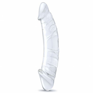 Szklane dildo - Glas Girthy Realistic Glass Double Dong