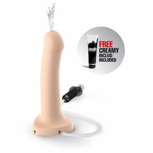 Dildo - Strap-On-Me Semi-Realistic Squirting Dildo Cum Vanilla L
