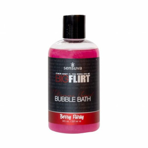 Płyn do kąpieli z feromonami - Sensuva Berry Flirty 237 ml