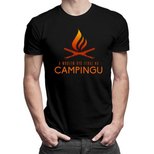 Pomysł na prezent koszulka męska z nadrukiem Camping