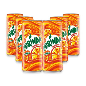 Mirinda Orange Napój gazowany 330 ml x 6 sztuk