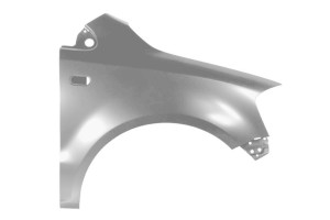Błotnik Vw Fox La7w Prawy Srebrny 05-11 Przód