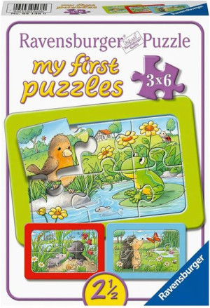 Ravensburger Puzzle 3 X 6 El Małe Zwierzęta Domowe