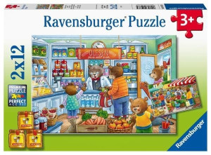 Ravensburger Puzzle 2x12 El W Supermarkecie